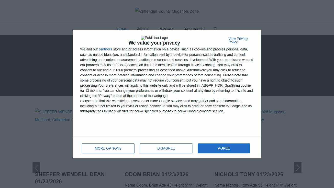 Crittenden County Mugshots Zone